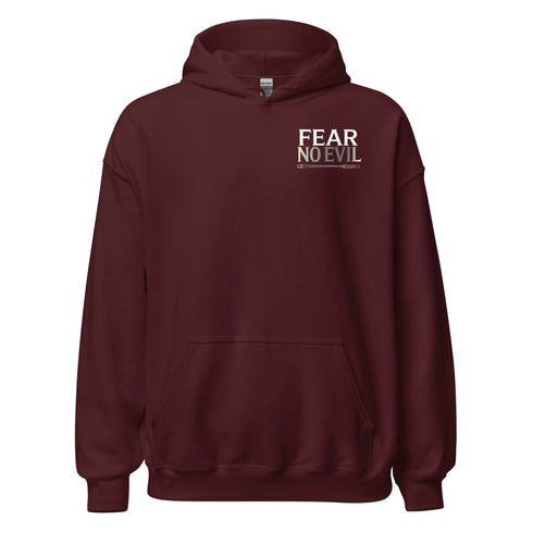 Fear No Evil Hoodie Christian Bible Verse Hoodie